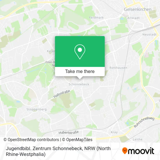 Карта Jugendbibl. Zentrum Schonnebeck