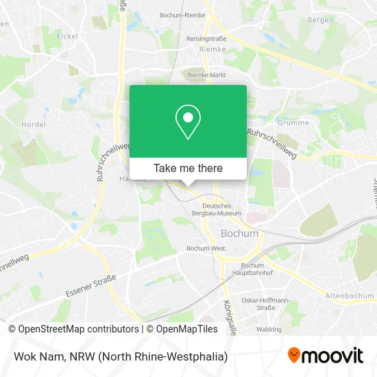 Карта Wok Nam