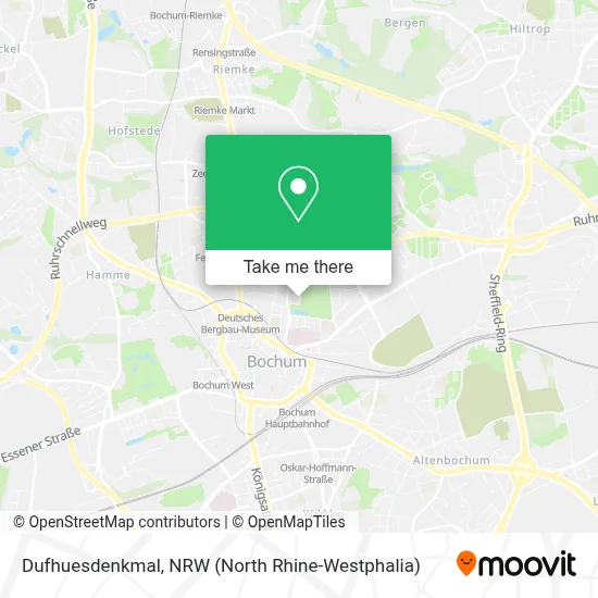 Dufhuesdenkmal map