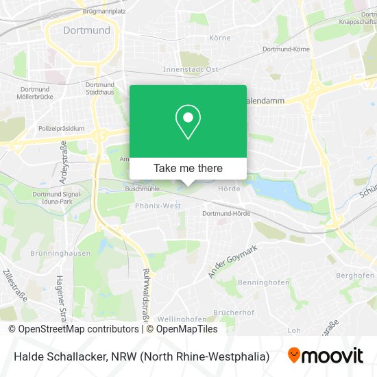 Карта Halde Schallacker