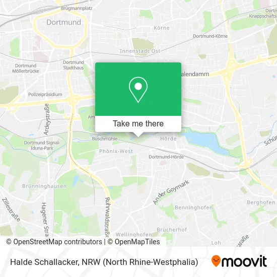Карта Halde Schallacker