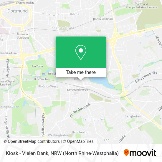 Карта Kiosk - Vielen Dank