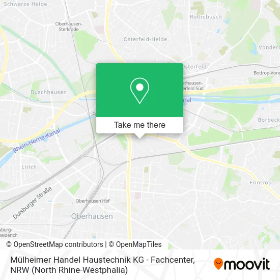 Карта Mülheimer Handel Haustechnik KG - Fachcenter