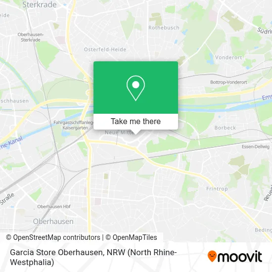 Garcia Store Oberhausen map