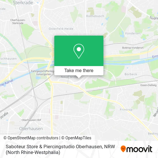 Карта Saboteur Store & Piercingstudio Oberhausen
