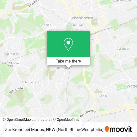 Zur Krone bei Marius map