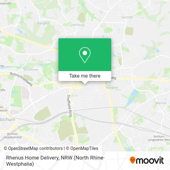 Карта Rhenus Home Delivery
