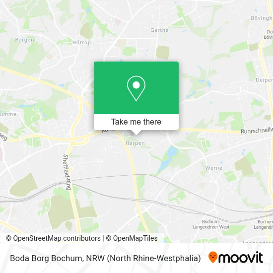Boda Borg Bochum map