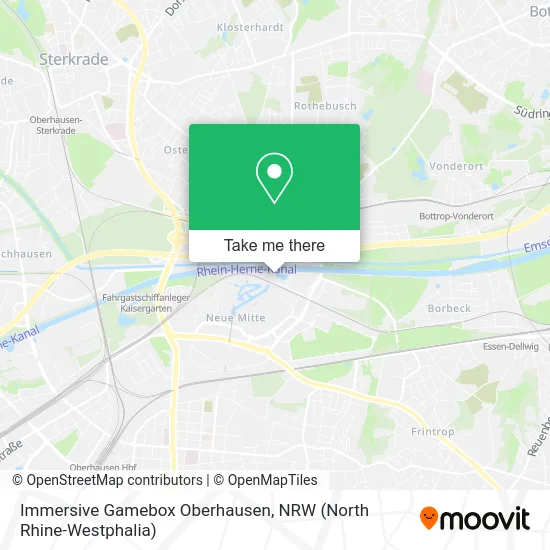 Карта Immersive Gamebox Oberhausen