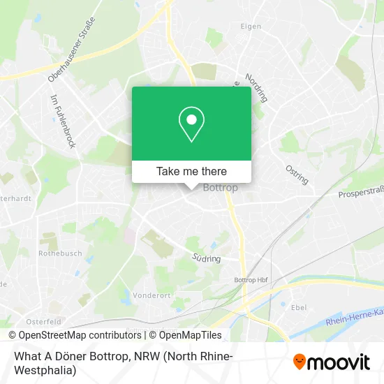 Карта What A Döner Bottrop