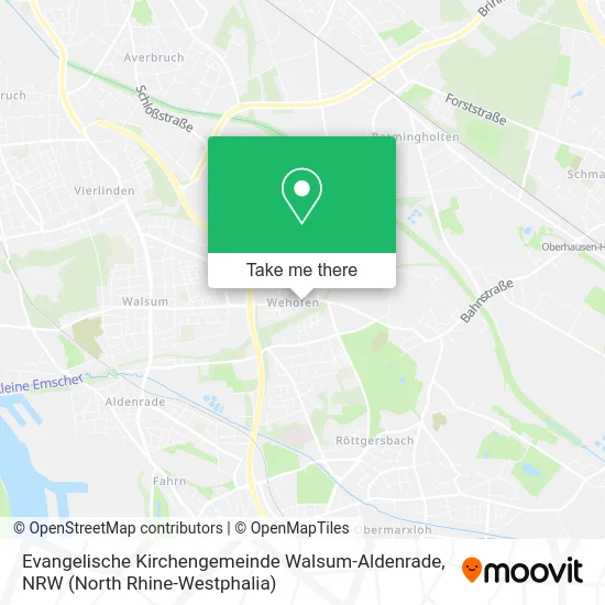 Карта Evangelische Kirchengemeinde Walsum-Aldenrade