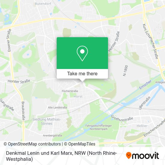 Карта Denkmal Lenin und Karl Marx