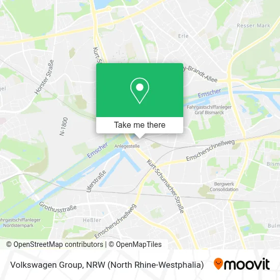 Volkswagen Group map