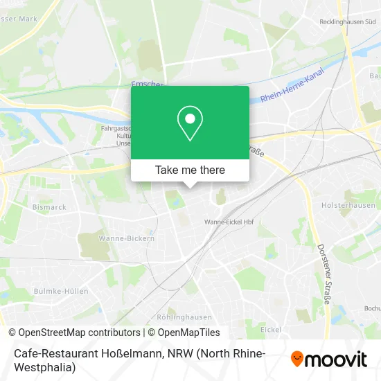 Карта Cafe-Restaurant Hoßelmann