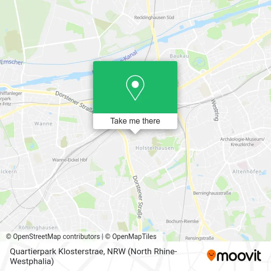 Карта Quartierpark Klosterstrae