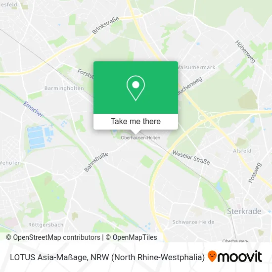 Карта LOTUS Asia-Maßage