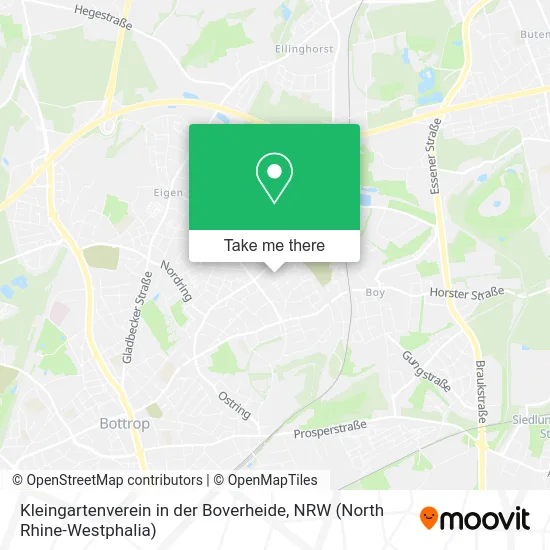 Карта Kleingartenverein in der Boverheide