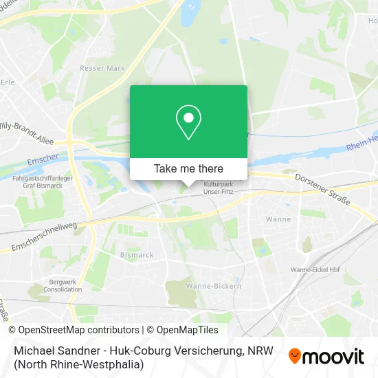 Карта Michael Sandner - Huk-Coburg Versicherung