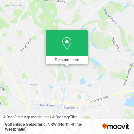 Карта Golfanlage Gelderland