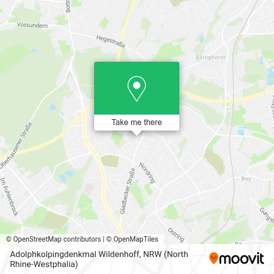 Карта Adolphkolpingdenkmal Wildenhoff