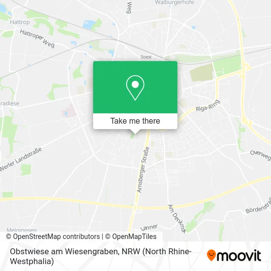 Карта Obstwiese am Wiesengraben