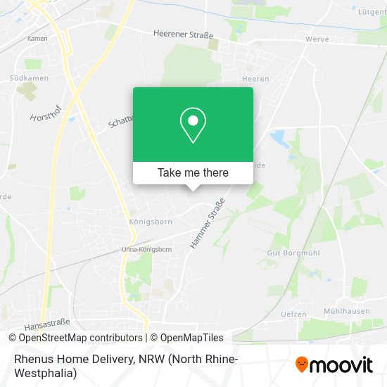 Карта Rhenus Home Delivery