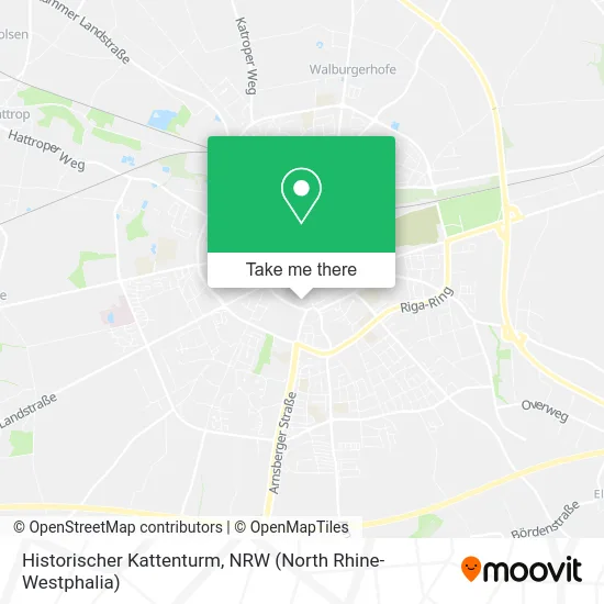 Historischer Kattenturm map