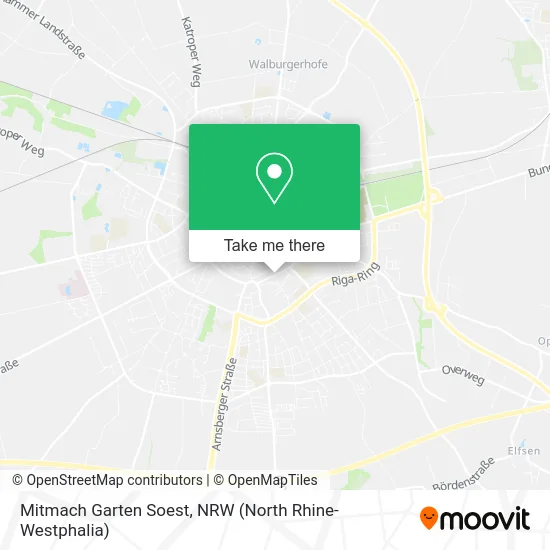 Карта Mitmach Garten Soest