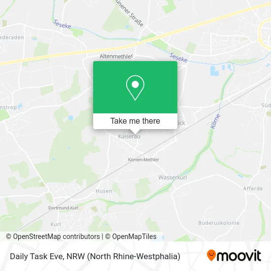 Daily Task Eve map