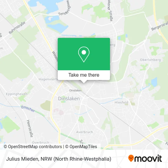 Julius Mieden map
