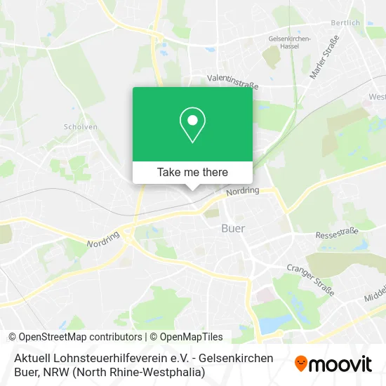 Карта Aktuell Lohnsteuerhilfeverein e.V. - Gelsenkirchen Buer