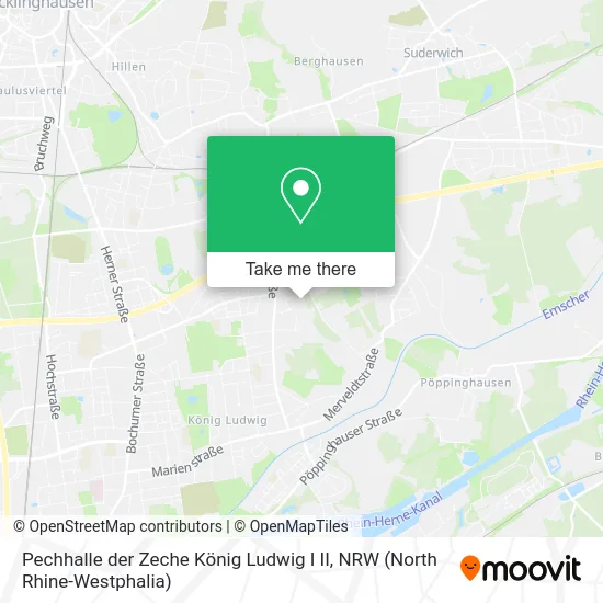 Карта Pechhalle der Zeche König Ludwig I II