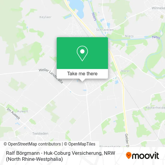Ralf Börgmann - Huk-Coburg Versicherung map
