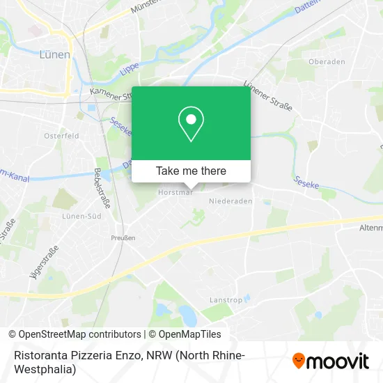 Ristoranta Pizzeria Enzo map