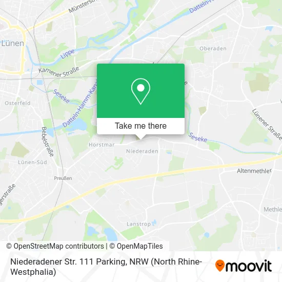 Карта Niederadener Str. 111 Parking