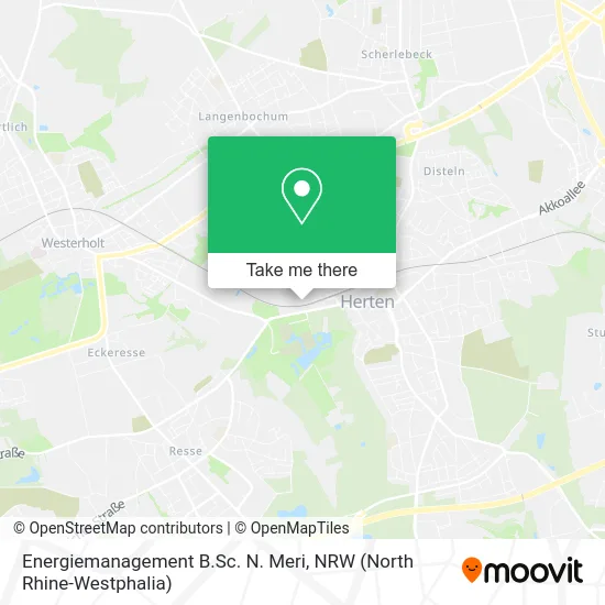 Карта Energiemanagement B.Sc. N. Meri