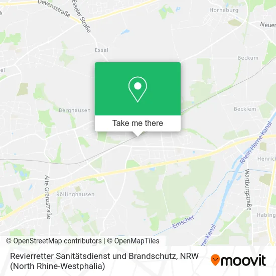 Revierretter Sanitätsdienst und Brandschutz map