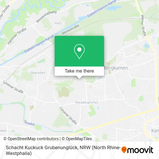 Карта Schacht Kuckuck Grubenunglück