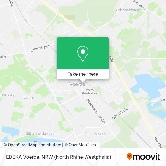 Карта EDEKA Voerde