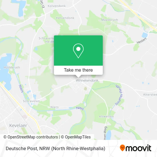 Карта Deutsche Post