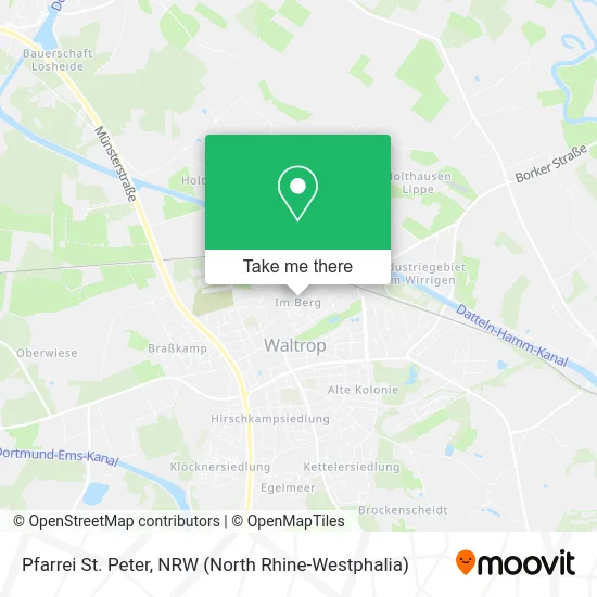 Pfarrei St. Peter map