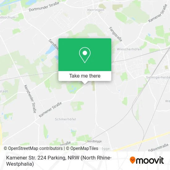 Карта Kamener Str. 224 Parking