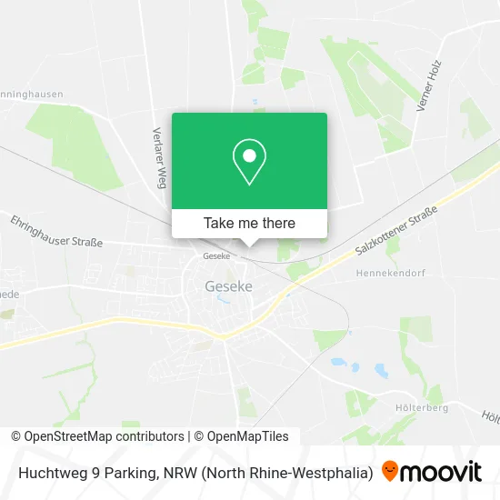 Карта Huchtweg 9 Parking