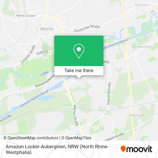 Карта Amazon Locker-Auberginen