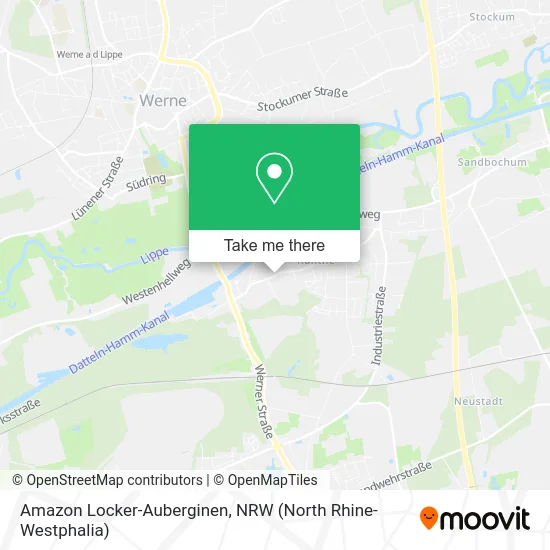 Карта Amazon Locker-Auberginen