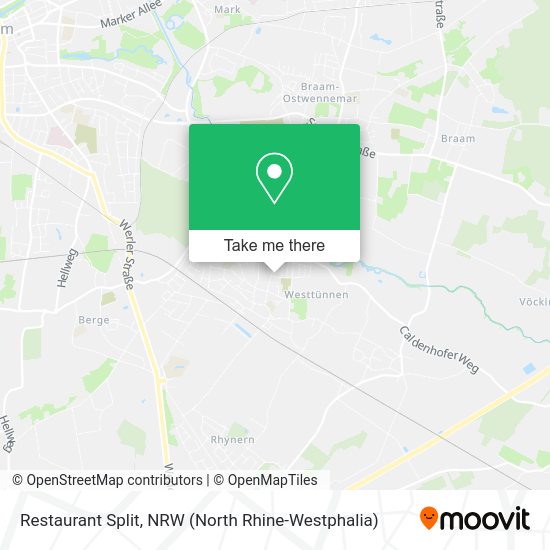 Карта Restaurant Split