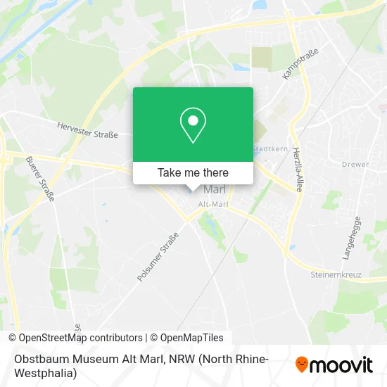 Obstbaum Museum Alt Marl map