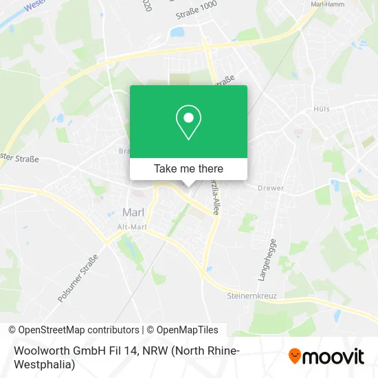 Woolworth GmbH Fil 14 map