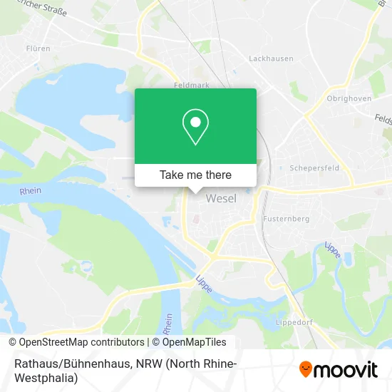 Rathaus/Bühnenhaus map