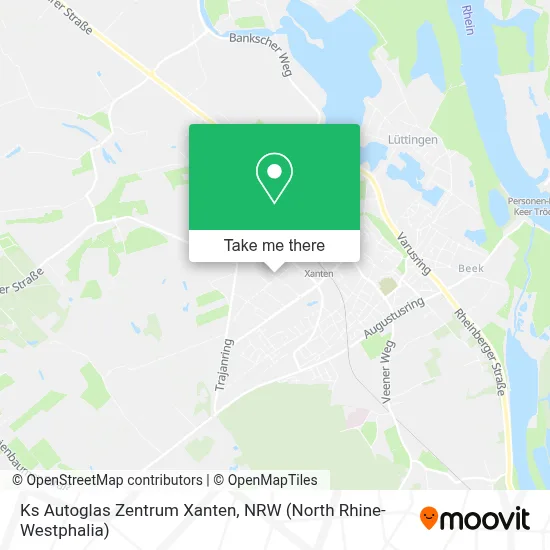 Ks Autoglas Zentrum Xanten map